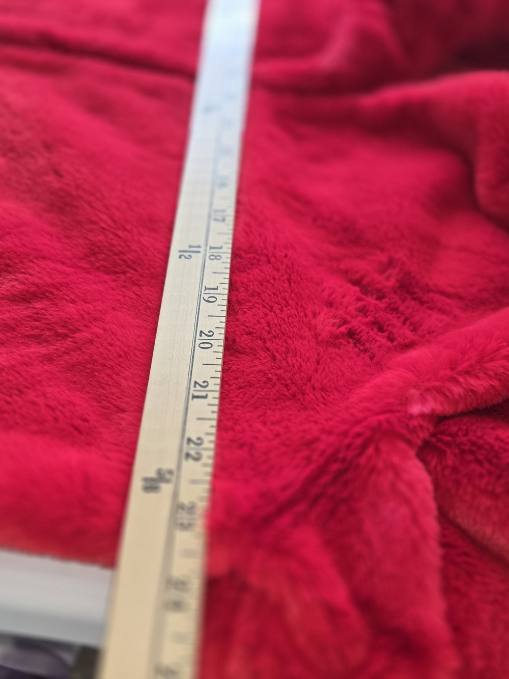 New! Melissa Paige Red Faux-Fur Teddy Coat Outerwear Plush Winter Jacket XL - Picture 5 of 9